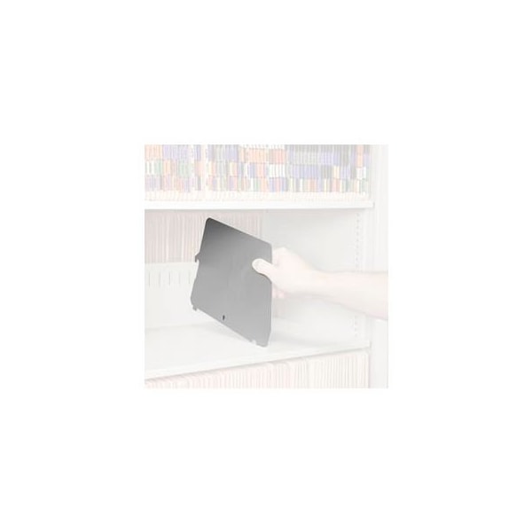 Datum Filing Systems Rotary File Cabinet Components, 5 Pack of Letter/Legal File Dividers, Light Gray FDL5-T47 - main